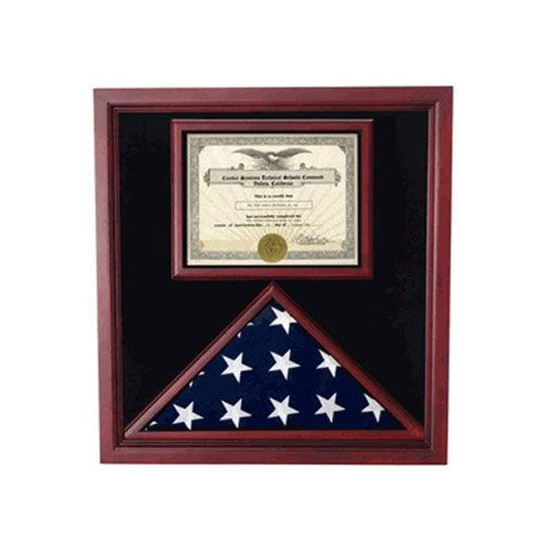 Flag And Document Case - Vertical 8 1/2 X 11 Document