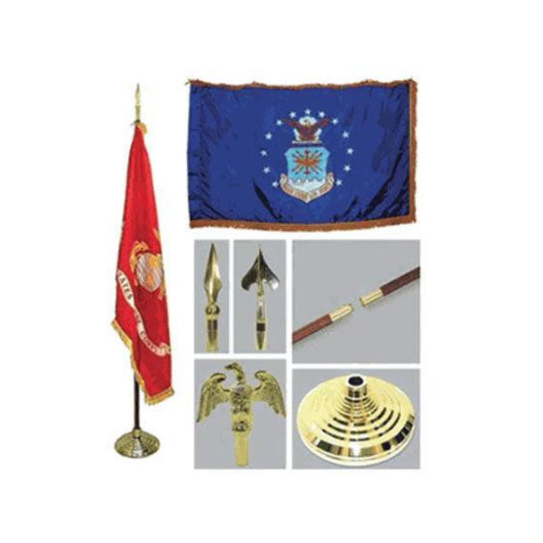 Air Force 3ft X 5ft Flag, Flagpole, Base, And Tassel