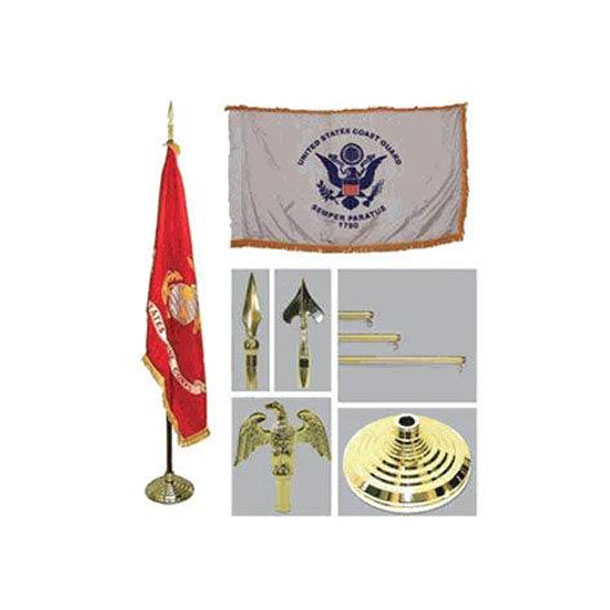 Army 4ft X 6ft Flag, Telescoping Flagpole, Base And Tassel