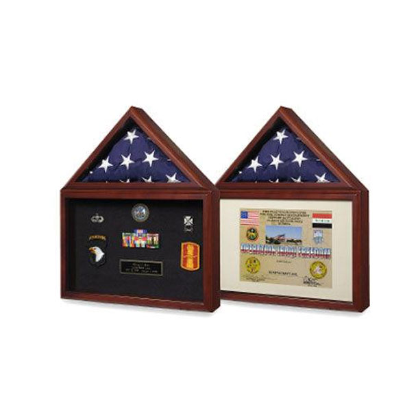 Capitol Presentation Flag Case With Display Shadow Box