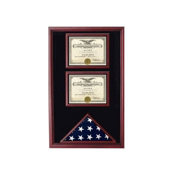 2 Documents Flag Display Cases