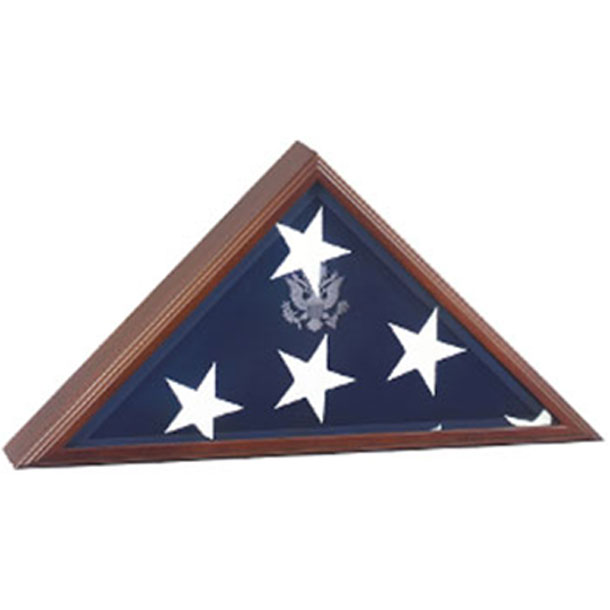 Extra Large American Burial Flag Case, Extra Large Vice Presidential Flag Case