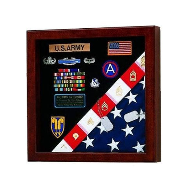 Flag Medals Display Case American Made